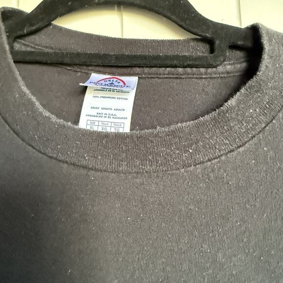 Homer Simpson Perseverance Matt Groening Funny T Shirt XL Black Short Boxy - Picture 6 of 6